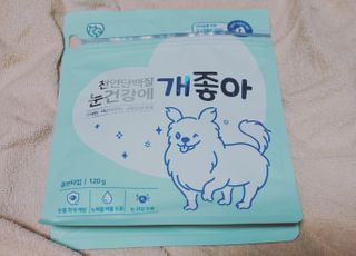 My Pet Care 천연단백질 눈건강에 개좋아 — 5점을 준 리뷰어가 2021년 1월 올린 사용 사진