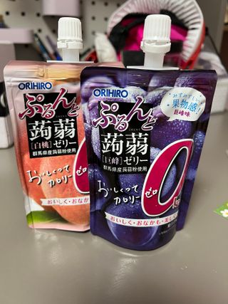 ORIHIRO 오리히로 곤약젤리 제로칼로리 130g 4종 4팩(맛별로 1팩씩) — 4점을 준 리뷰어가 2023년 3월 올린 사용 사진