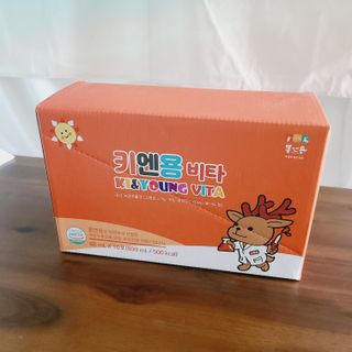 [몸엔용] 아이가 먹는 달콤 국산녹용 키엔용 비타  80ml x 10포 — 5점을 준 리뷰어가 2021년 7월 올린 사용 사진