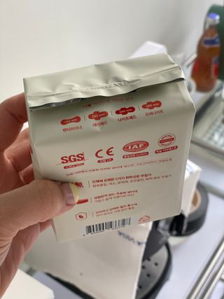 특허 받은 친환경 프리미엄 초슬림 생리대 나풀나풀 실속세트 — 5점을 준 리뷰어가 2023년 4월 올린 사용 사진