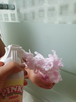 주식회사 권브라더스 [권브라더스] 목욕놀이 필수템, 핑키공주 유아버블클렌저 300ml 대용량 몽글몽글 구름 속 딸기향 — 5점을 준 리뷰어가 2021년 12월 올린 사용 사진