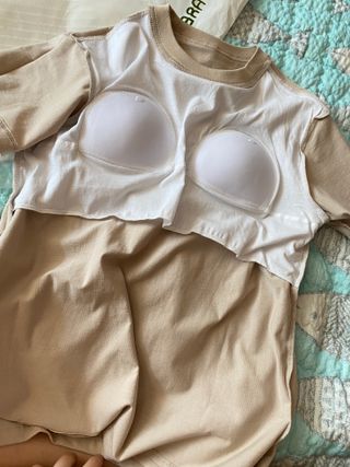 아르보노브라 아르보노 주니어 베이직 반팔 브라 티셔츠 — 3점을 준 리뷰어가 2022년 4월 올린 사용 사진