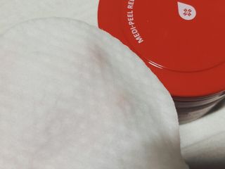 메디필 레드 락토 콜라겐 필링패드 — 5점을 준 리뷰어가 2021년 3월 올린 사용 사진