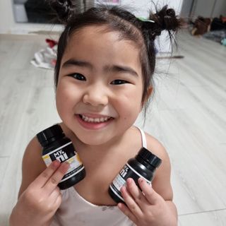 일동제약 마이니 마이니 지니키즈 유산균 츄어블, 멀티비타 set — 5점을 준 리뷰어가 2021년 3월 올린 사용 사진