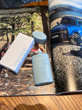 아이레시피 마일드 히알루로닉 모이스트 업 선스크린 SPF50+ PA++++ — 5점을 준 리뷰어가 2023년 6월 올린 사용 사진