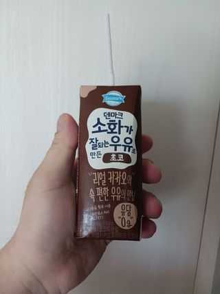 [구매평]덴마크 소화가 잘되는 우유로 만든 초코, 190ml, 24개 — 5점을 준 리뷰어가 2025년 2월 올린 사용 사진