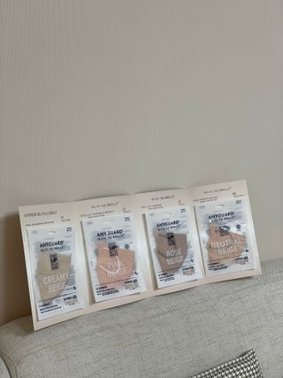 애니가드 셋업메베마스크 (대형 4컬러 + 중형 4컬러) — 5점을 준 리뷰어가 2022년 4월 올린 사용 사진