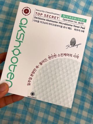 커스토젠 아크슈터 마이크로바이옴 토너패드 파우치타입 이중패드 1박스(50매) — 5점을 준 리뷰어가 2022년 7월 올린 사용 사진