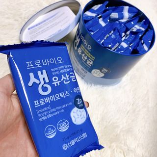 서울약사신협_프로바이오생유산균_2.5G x 100포 — 4점을 준 리뷰어가 2021년 5월 올린 사용 사진