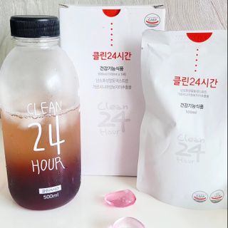 클린24시간 1BOX(5포) + 전용보틀(500ml) — 5점을 준 리뷰어가 2023년 7월 올린 사용 사진
