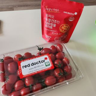 레드닥터 대추방울토마토 + 통째로 동결건조한 대추방울토마토 — 5점을 준 리뷰어가 2022년 12월 올린 사용 사진