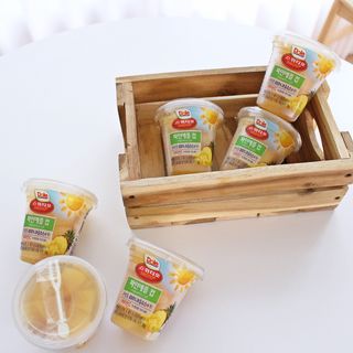 돌 MF[Dole] 파인애플컵/망고컵/복숭아컵 198g 6입X1박스 (맛 1가지 랜덤 발송) — 5점을 준 리뷰어가 2024년 5월 올린 사용 사진
