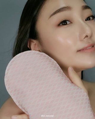 유가이즈 타카바스 버블 바디 워시 패드 4매입 — 5점을 준 리뷰어가 2021년 7월 올린 사용 사진