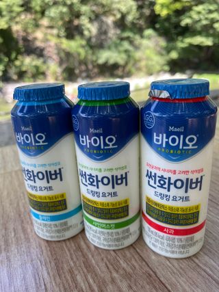 LIVE 매일바이오 썬화이버 드링킹 요거트 — 5점을 준 리뷰어가 2022년 8월 올린 사용 사진