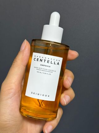 [스킨1004] 마다가스카르 센텔라 앰플 100ml — 3.5점을 준 리뷰어가 2024년 5월 올린 사용 사진