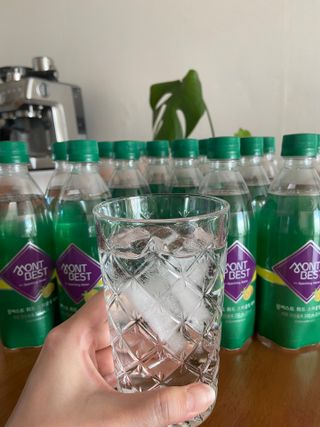 몽베스트 Montbest with Sparkling water Lemon OR Lime 20병(랜덤) — 4점을 준 리뷰어가 2021년 10월 올린 사용 사진