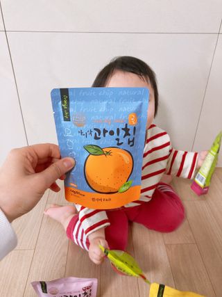 아비삭과일칩 5종 /딸기,사과,배,귤,무화과 5종 — 5점을 준 리뷰어가 2021년 5월 올린 사용 사진