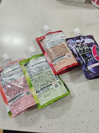ORIHIRO 오리히로 곤약젤리 제로칼로리 130g 4종 4팩(맛별로 1팩씩) — 5점을 준 리뷰어가 2023년 3월 올린 사용 사진