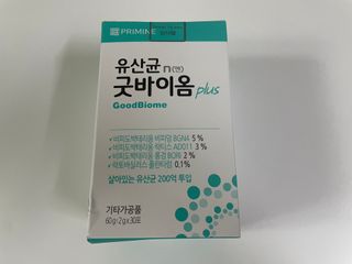 프리마인 유산균 국가지정연구소 선정, 살아있는 생유산균 200억 마리의 힘. 유산균n굿바이옴플러스 — 5점을 준 리뷰어가 2021년 9월 올린 사용 사진