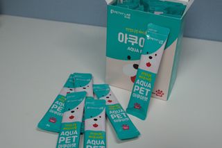 펫시랩 반려견용 액상 프리바이오틱스 아쿠아펫 — 4.5점을 준 리뷰어가 2021년 1월 올린 사용 사진