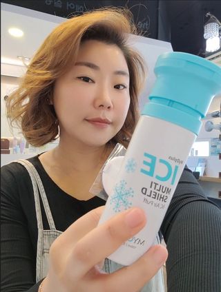 마이디플러스 아이스멀티쉴드 BC Air Puff — 5점을 준 리뷰어가 2021년 11월 올린 사용 사진