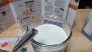하나마이 [BEST 판매율 1위] 카스피해 유산균 종균_발효기가 필요없이 간편하게 만들어 먹는 요거트 생유산균 — 5점을 준 리뷰어가 2023년 3월 올린 사용 사진