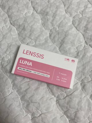 렌시스 LENSSIS [ 렌시스 ] 영롱한 색감의 혼혈렌즈 ＃루나시리즈 1개월용 ｜ 3컬러 중 택1 ｜ — 5점을 준 리뷰어가 2021년 7월 올린 사용 사진