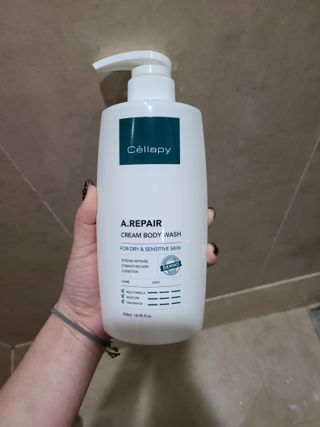 셀라피 에이리페어 크림 바디 워시 2세대 500ml — 4.5점을 준 리뷰어가 2021년 1월 올린 사용 사진
