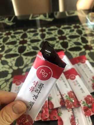 함초록 Rg+ 석류콜라겐젤리 — 5점을 준 리뷰어가 2021년 3월 올린 사용 사진