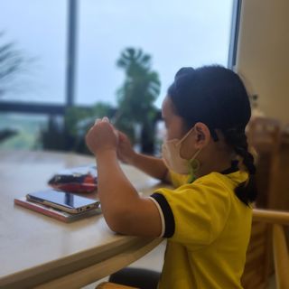 애니가드키즈 라이트 소형 5컬러 각 10매입 [크리미베이지, 코튼핑크, 블루레이크, 페일로즈, 민트그린] — 5점을 준 리뷰어가 2022년 6월 올린 사용 사진