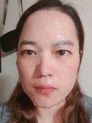 닥터마시멜로 마블러스 멀티 클리닉 마스크 — 5점을 준 리뷰어가 2021년 4월 올린 사용 사진