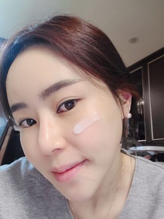 리더스코스메틱 리더스 카밍 바이오틱스 크림 마스크 — 5점을 준 리뷰어가 2021년 3월 올린 사용 사진