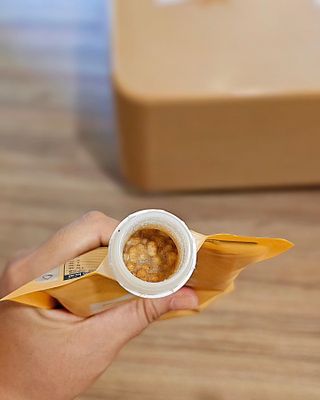 [덜다] 든든 식물성 단백질 쉐이크 40g X 7입 (곡물/딸기) — 4점을 준 리뷰어가 2023년 8월 올린 사용 사진