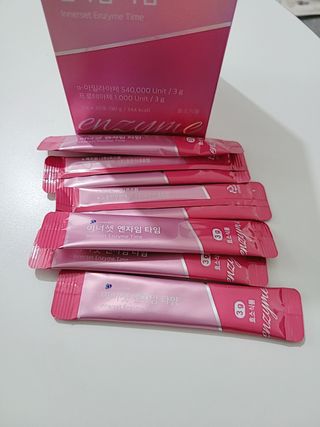 이너셋 엔자임 타임 1개월분, 3gX30포X1박스 곡물발효효소 유산균 — 5점을 준 리뷰어가 2023년 3월 올린 사용 사진