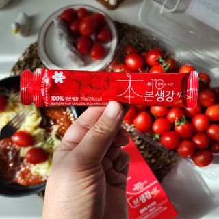 레드닥터 대추방울토마토 + 본생강 망고맛 스틱형 젤리 — 5점을 준 리뷰어가 2022년 12월 올린 사용 사진