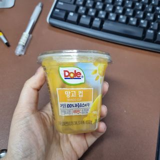 돌 MF[Dole] 파인애플컵/망고컵/복숭아컵 198g 6입X1박스 (맛 1가지 랜덤 발송) — 4.5점을 준 리뷰어가 2024년 5월 올린 사용 사진