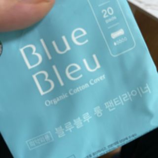 블루블루 유기농 순면 커버 생리대 — 5점을 준 리뷰어가 2021년 1월 올린 사용 사진