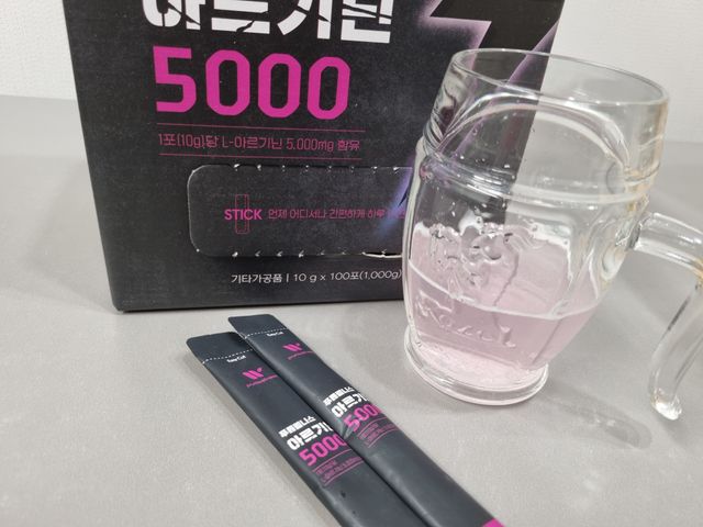 [푸름웰니스] 아르기닌 5000 (10g x 100포) 리뷰 사진