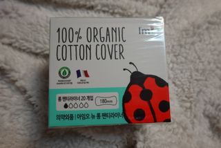 아임오 그날 전 보라지유 100퍼센트 + 아임오 유기농 순면 롱 팬티라이너 20P + 쿠폰북 — 5점을 준 리뷰어가 2021년 7월 올린 사용 사진
