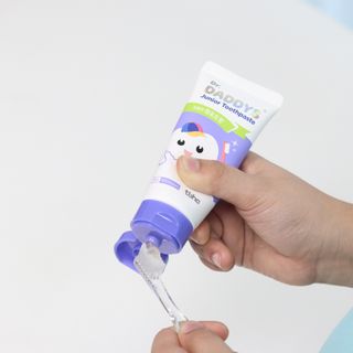 닥터데디스 안심불소 튼튼치약(청포도, 민트 중 택 1) 60g + 여행용 미니 치약 15g — 5점을 준 리뷰어가 2022년 9월 올린 사용 사진