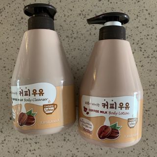 [과일나라] 피부가 마시는 커피우유 바디클렌저&바디로션 — 5점을 준 리뷰어가 2022년 3월 올린 사용 사진
