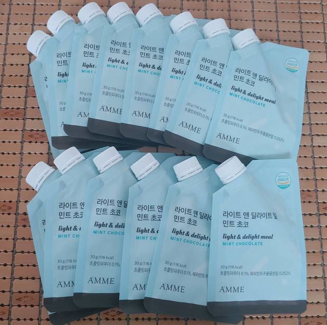 라이트 앤 딜라이트 밀 민트 초코 리뷰 사진