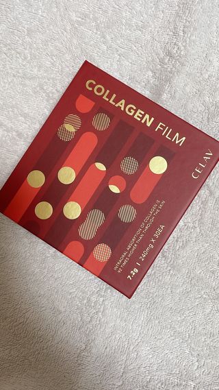 프리마인 귀족의 콜라겐, 92배 흡수율. 럭셔리 프리미엄 셀라브 콜라겐필름 30매 — 3.5점을 준 리뷰어가 2021년 9월 올린 사용 사진