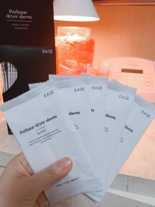 [이즈라이프코스메틱] 퍼퓸 드라이어 시트 히노끼향  or 블랑향 2중 택1 30매 — 5점을 준 리뷰어가 2021년 5월 올린 사용 사진