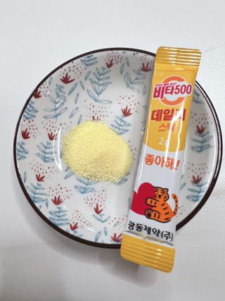 광동생활건강 [광동] 비타 500 데일리 스틱 VB, VC를 함유한 멀티비타민 30포+30포 — 5점을 준 리뷰어가 2022년 6월 올린 사용 사진