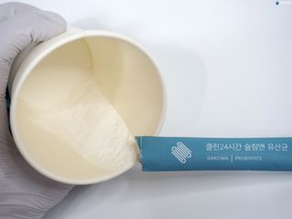 클린24시간 슬림앤유산균 1박스 (3.5g X 15포) — 4.5점을 준 리뷰어가 2022년 9월 올린 사용 사진