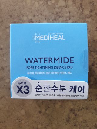 메디힐 워터마이드 포어 타이트닝 에센스 패드 — 5점을 준 리뷰어가 2021년 8월 올린 사용 사진