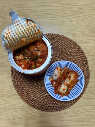 셰프애찬 알배기 겉절이 김치 1kg — 5점을 준 리뷰어가 2022년 9월 올린 사용 사진