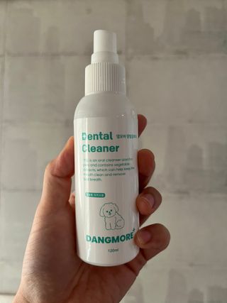 [댕모어 클리너 3종] 아이클리너 / 이어클리너 / 덴탈클리너 3종 세트 (120ml) — 4점을 준 리뷰어가 2023년 10월 올린 사용 사진