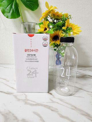 클린24시간 1BOX(5포) + 전용보틀(500ml) — 5점을 준 리뷰어가 2022년 9월 올린 사용 사진